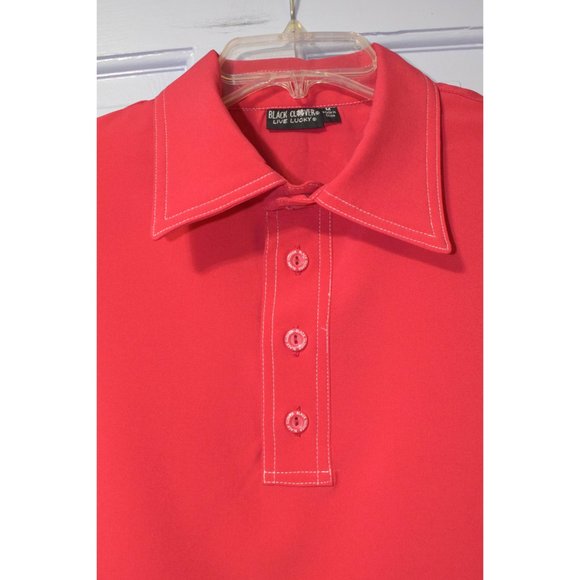 NWOT Black Clover Live Lucky Polo size Medium - Picture 3 of 6
